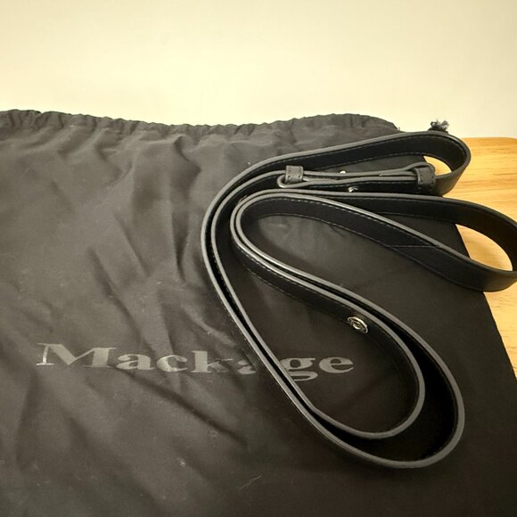 Mackage Keeley Leather Crossbody in black - Picture 9 of 10